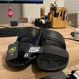 Men’s slides size 13 brand new